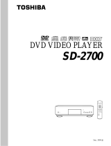Toshiba SD-2700U User manual