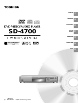 Toshiba SD4700 User manual