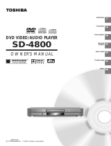 Toshiba SD-4800N User manual