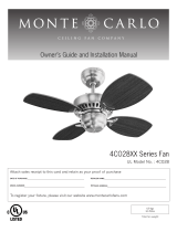 Monte Carlo Fan Company 4MC20XX Series Installation guide