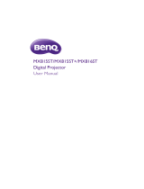 BenQ MX816ST User manual