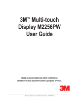 3M Multi-Touch Display M2256PW, 22 in User manual