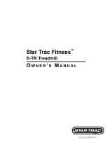 Star Trac E Series Treadmills E-TR Owner's manual