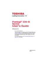 Toshiba Z20t-B2110 User guide