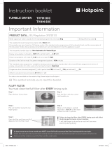Hotpoint TVFM 80C 6P (UK) Owner's manual