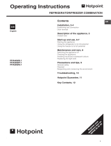 Hotpoint FFAA52P 1 User manual