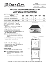 Cres Cor H-339SS1814CBE Operating instructions