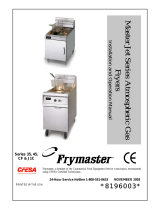 Frymaster MJCF Operating instructions