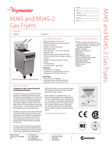 Frymaster MJ45 Datasheet