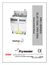 Frymaster PRO User manual