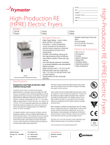 Frymaster RE280 Datasheet