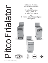 Pitco Frialator 14R Operating instructions