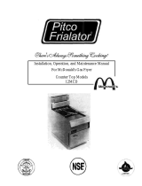 Pitco Frialator 12MCD User manual