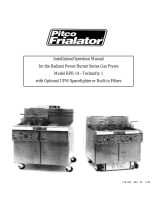 Pitco Frialator RPB14 User manual