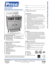 Pitco Frialator SEH50 Datasheet