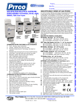 Pitco Frialator SSH75R Datasheet