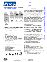 Pitco Frialator SG18 Datasheet