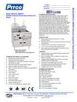 Pitco Frialator SSPG14 Datasheet