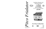 Pitco Frialator AG14S Operating instructions