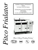 Pitco Frialator E18B User manual