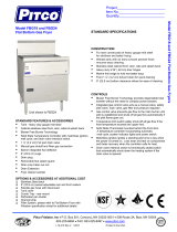 Pitco Frialator FBG18 Datasheet