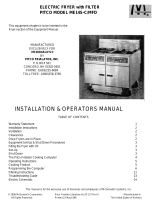 Pitco Frialator ME14S-C/MFD User manual