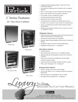 Perlick Refrigeration HC24BB-3L Datasheet