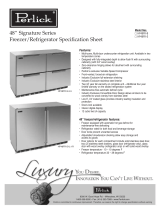 Perlick Refrigeration HP48FR-B Datasheet