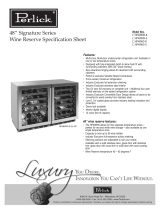 Perlick Refrigeration HP48WO-B Datasheet