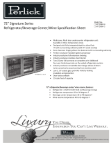 Perlick Refrigeration HP72RBW-S Datasheet