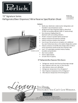 Perlick Refrigeration HP72RTW-S Datasheet
