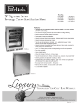 Perlick Refrigeration HP24BO-1 Datasheet
