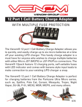 VENOM  12-Port 1-Cell Battery Charge Adapter Owner's manual