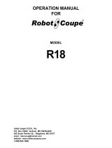 Robot Coupe R18  Operating instructions
