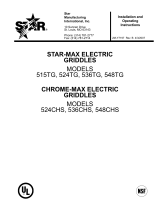 Star Manufacturing 548CHS Operating instructions