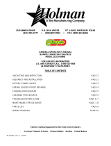 Star Manufacturing QCS3-950HB Operating instructions