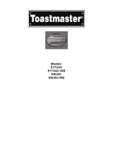 Toastmaster E17UAC-INS Operating instructions