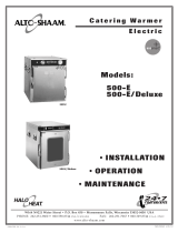 Alto Shaam 500-E/Deluxe Operating instructions