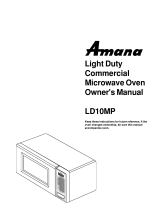 Amana LD10MP Operating instructions