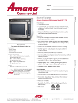 Amana RC17S2 Datasheet