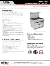 APW Wyott 24-APW-4B-S20 Datasheet