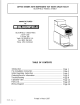 Bloomfield 8783EX User manual