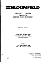 Bloomfield 9102 User manual