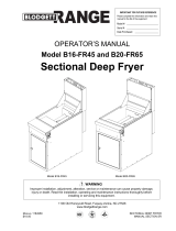 Blodgett B20-FR65 Operating instructions