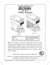 Bunn-O-Matic B10 User manual