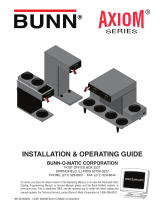 Bunn-O-Matic AXIOM Operating instructions