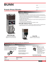 Bunn-O-Matic FPG Datasheet