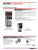 Bunn-O-Matic FPG User manual