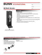 Bunn-O-Matic G2 User manual