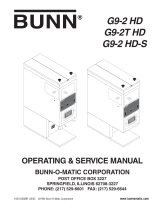 Bunn-O-Matic G9-2 HD User manual